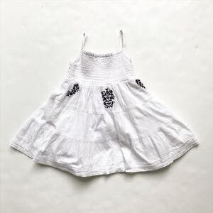 Carters guazy smocked embroidered dress EUC 24m
